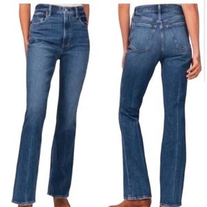 Abercrombie & Fitch Womens Jeans 70s Vintage Flare Ultra High Rise Blue Size 31